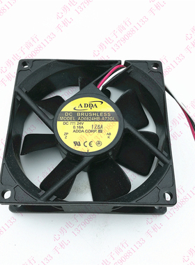 全新原装ADDA AD0824HB-A73GL 8025 24V 0.16A 3线工控机散热风扇