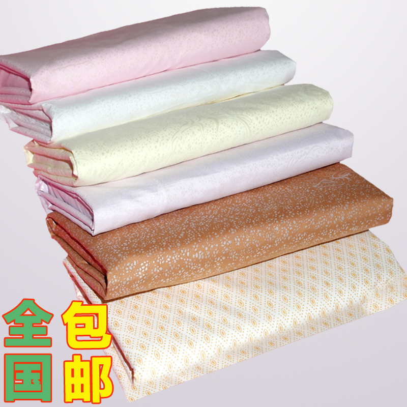 美容院专用全纯棉铺床单被单按摩床防水防油布床罩加厚带洞孔夏天