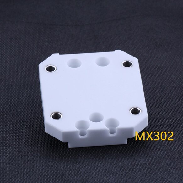 镁溪MX302-2 MX303美溪慢走丝上机头U型陶瓷绝缘板 京美下陶瓷块