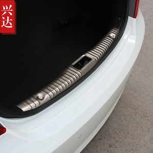 适用于2010-16款北京现代瑞纳三厢不锈钢后备箱踏板Verna内后护板