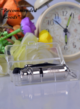 hutou虎头经典双音哨 户外求生金属口哨大分贝传声远