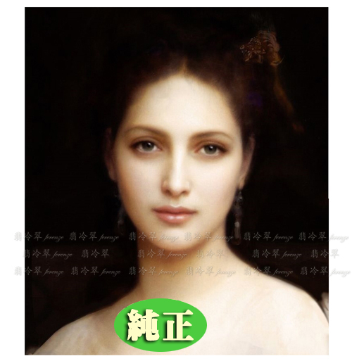 翡冷翠纯手绘 欧洲纯正学院派古典画家级油画肖像作品