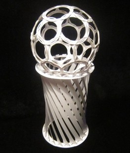 点线面综合立体构成空间构成作业立体书设计纸雕模型素材电子图纸