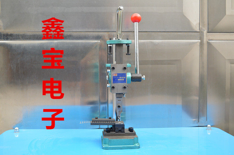 手动连带式端子机压着机 横连带插簧压接机 冷压铜接线 线端子手