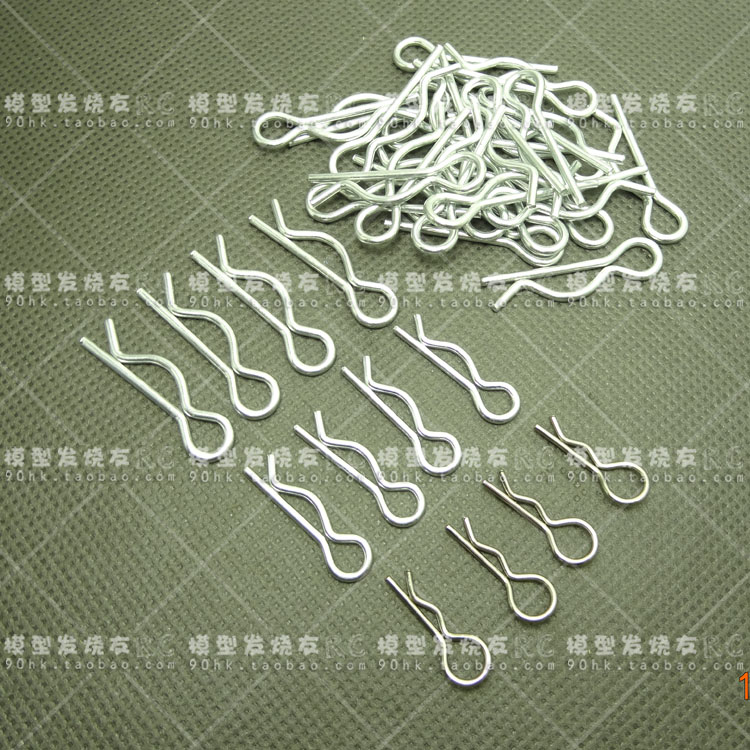 模型车壳R扣 1/10平跑 短卡 越野 Slash/10SC/8SC/TLR/HPI车壳R扣