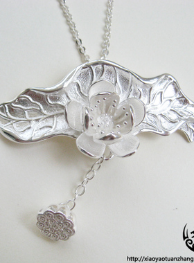 开运毛衣链吊坠手工银