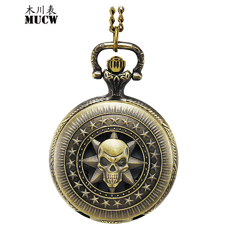 怀表男学生考试用复古翻盖机械儿童老人大数字电子静音便携式挂表