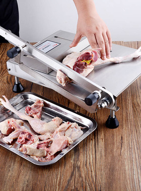 包邮不锈钢手动切鸡块机 切段机 商用家用切片机鸡鸭鱼切段切肉机