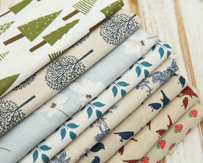 sewing手工棉麻一件半米包邮布料