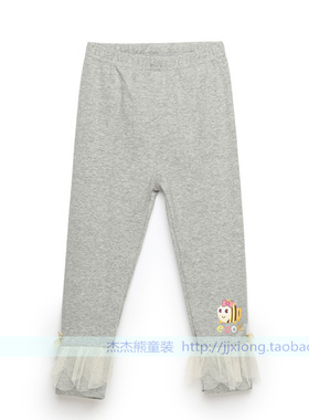 非常小鱼2015秋季童装35724女童打底裤90-120满百包邮