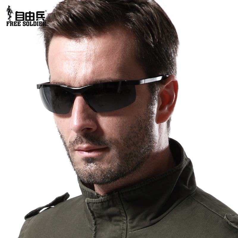 Lunettes de soleil sport neutre FREE SOLDIER - polarisant - Ref 1212081 Image 1