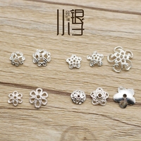 素銀花托珠托流蘇帽純銀