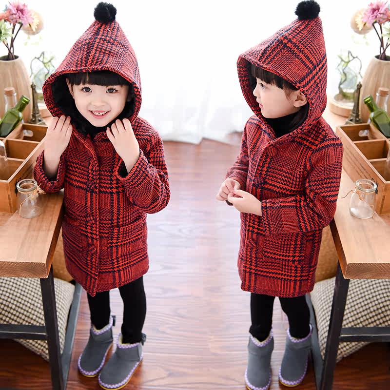 Manteau pour fille en mélange - Ref 2162209 Image 1