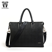 Wanlima/miles, spring 2016 Mall men's business shoulder bag Messenger bags laptop Briefcase