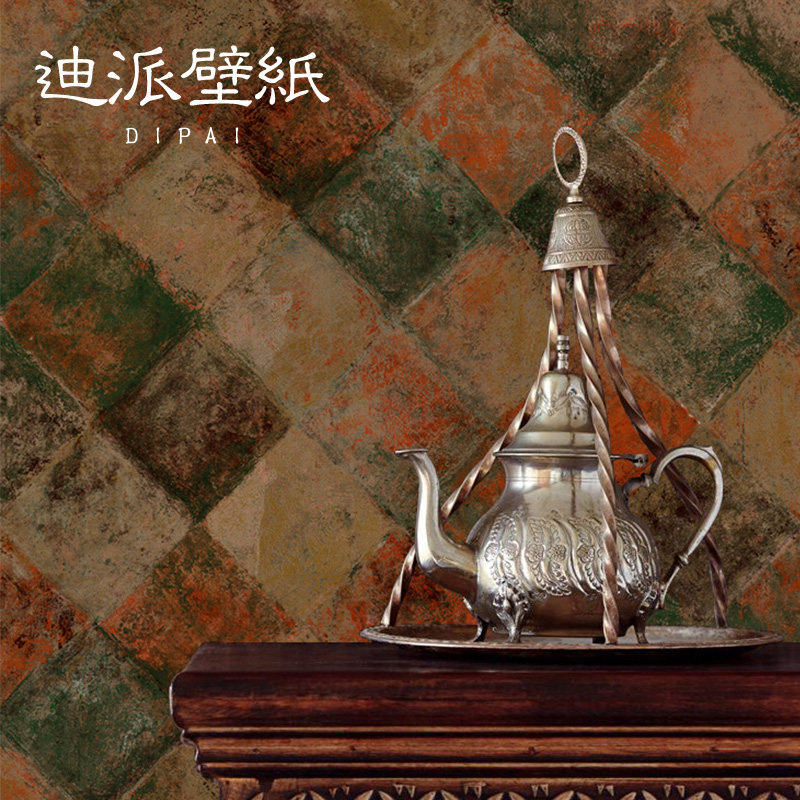 Retro American style Brick pattern Imitation marble Diamond Brick Antique brick wallpaper a living room background Restaurant culture Brick wallpaperin the Decoration main material , Wallpaper , Pure paper wallpaper  category - from Buy2taobao.com to provide professional Taobao agent buy service