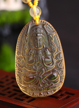 千手观音属鼠守护神吊坠项链