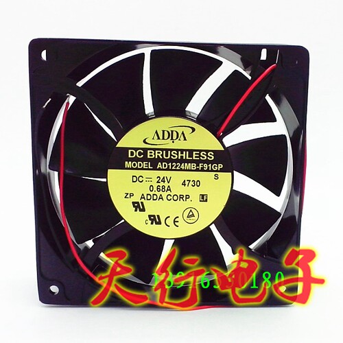 AD1224MB-F91GP DC24V 0.68A原装正品台湾协禧ADDA大风量散热风扇