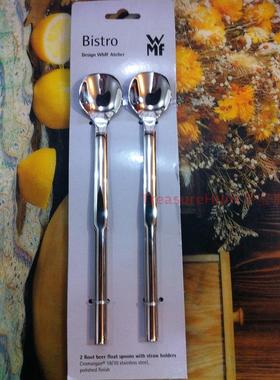 现货 德国WMF Bistro Root beer float根汁汽水冰淇淋勺带吸管夹