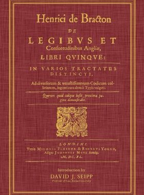【预售】de Legibus Et Consuetudinibus Angliae, Libri Quinque