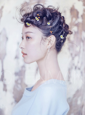 美女明星 倪妮 海报制作高清写真相纸印刷房间装饰挂画V10240B