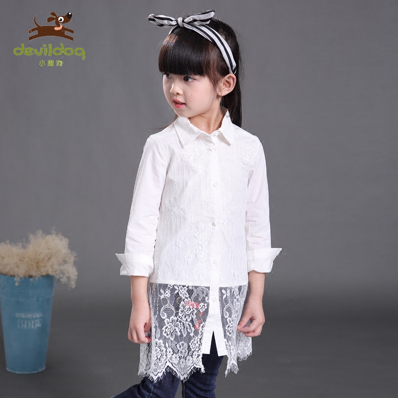 Chemise fille DEVILDOG à manche longue - Ref 2085612 Image 1