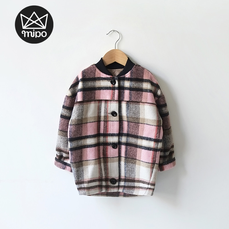 Manteau pour fille MIPO en mélange - Ref 2161726 Image 1