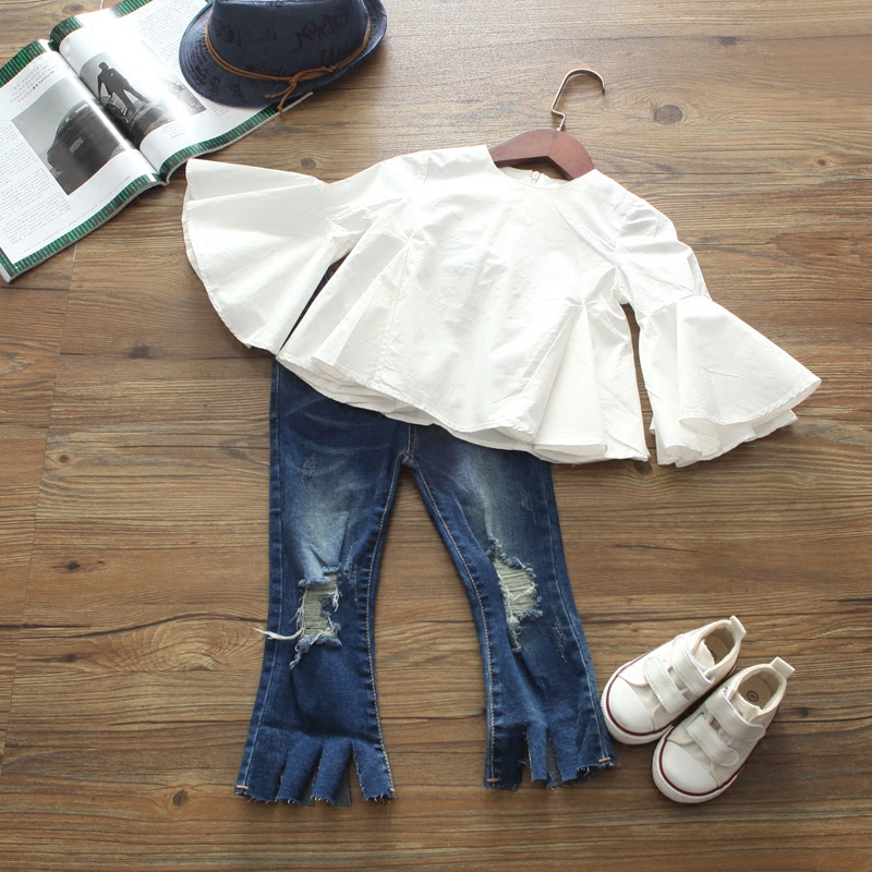 Chemise fille à manche longue - Ref 2084869 Image 1