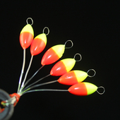 垂钓渔具 近视传统漂 渔自在 钓鱼七星漂浮子彩色鱼漂台钓浮漂