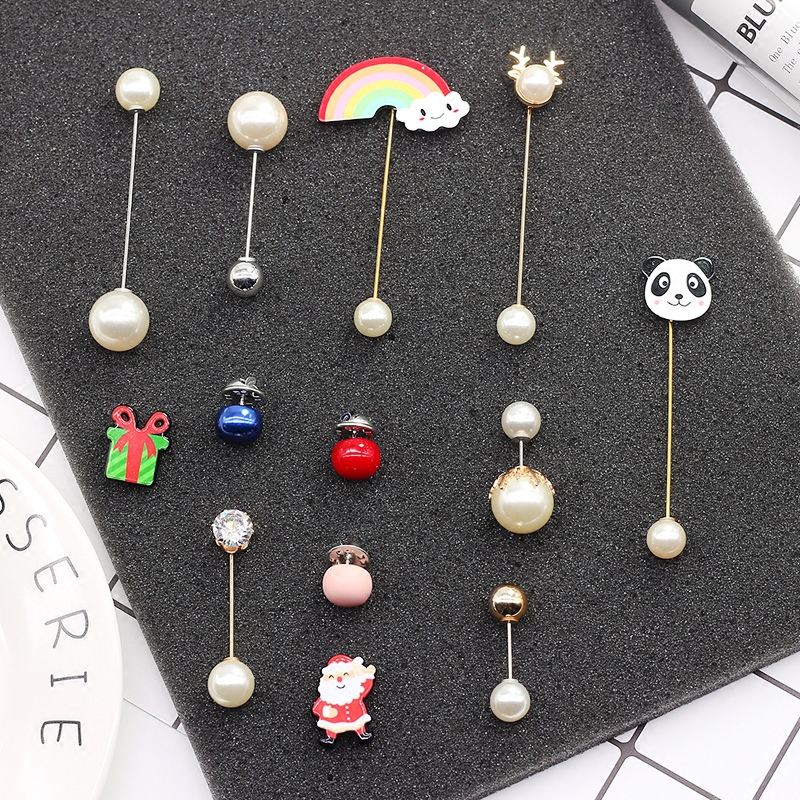 韩国珍珠胸花一字插胸针女毛衣外套小别针开衫简约配饰品徽章扣针在类目 饰品/流行首饰/时尚饰品新, 胸针中 - 来自Buy2taobao.com提供专业的淘宝代购服务