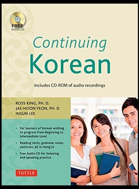预订 【】Continuing Korean [With CD (Audio)]