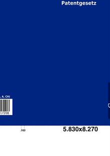 【预售】Patentgesetz
