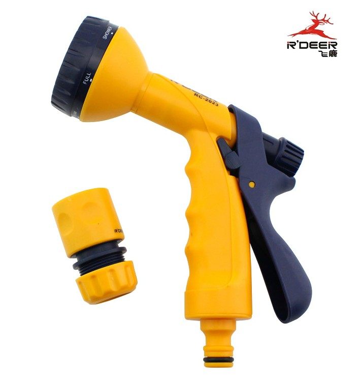 飞鹿 RDEER 高压水枪 多种喷头园林水枪 带标准水管接头 RC-2023A