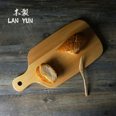 水果砧板 厨房烘焙用具面包板木 实木托盘披萨板 切菜板实木砧板