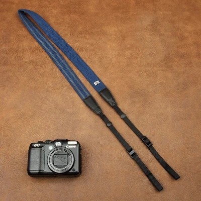 cam-in防滑单反数码照相机背带 微单肩带通用型 深蓝cam1227A-1