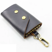Túi da rám nắng treo túi da thắt lưng lớp đầu tiên bằng da nguyên chất handmade đơn giản và thiết thực nam nữ 1112 - Trường hợp chính