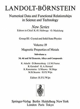 【预订】Magnetic Properties of Metals Subvolume a