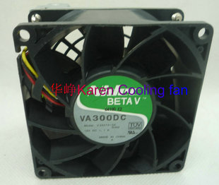 0.9A 12V VA300DC V35072 SUN三线 Nidec散热风扇8CM 8038