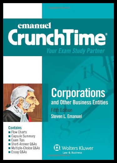 【预售】Emanuel Crunchtime: Corporations, Fifth Edition