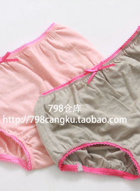 798~日本舒适健康安全学生小女孩中大童女童儿童内裤2nt02