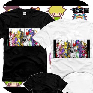 皇家骑士团奥米加兽红莲骑士兽金甲龙兽阿尔法兽衣服T恤短袖