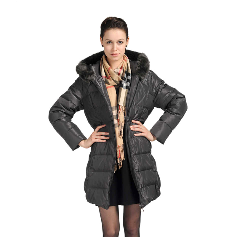 多个尺码【寒思】中长款加肥加厚羽绒服