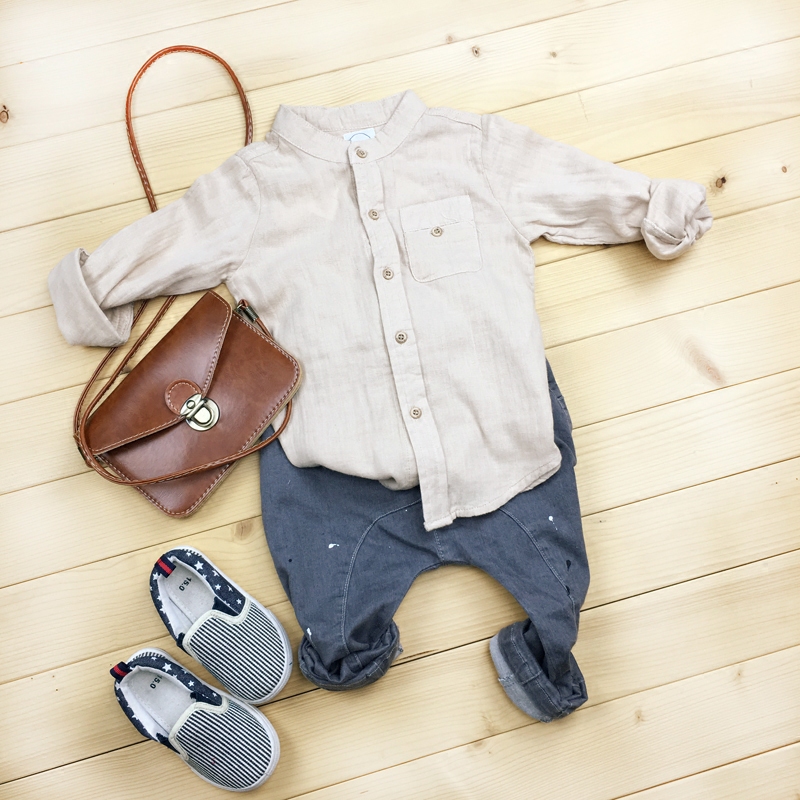 Chemise garcon à manche longue - Ref 2073537 Image 1