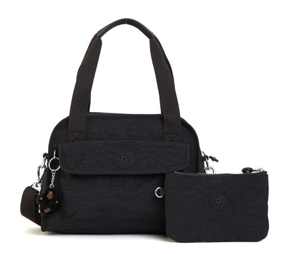 官网购回正品 kipling TESSA HANDBAG& POUCH手提斜跨子母包