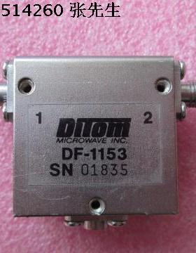 美国DITOM进口 DF-1153 0.88-1.12GHz SMA RF 射频微波同轴隔离器