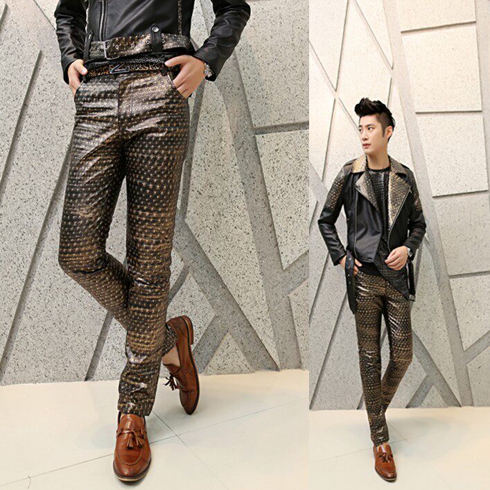 Pantalon cuir homme pour jeunesse pour été - Ref 1494578 Image 1