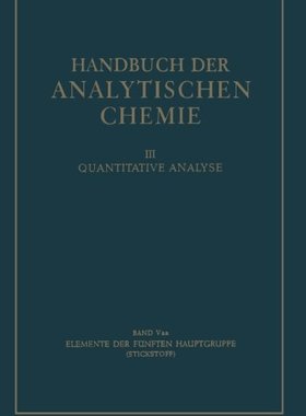 【预订】Elemente Der Funften Hauptgruppe: St...