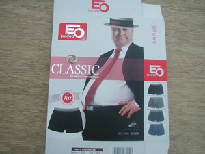 2条盒装 棉质面料肥佬内裤 特大码大码6XL 纯棉平角裤   尾货特价