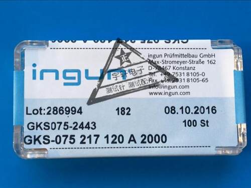 进口SK4材质GKS-075217120A2000/A2800 1.2钻石头075INGUN探针/ - 封面