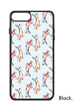 适用于iPhone大鱼新年祝贺嬉水图Xr手机壳max678plus11手机保护套