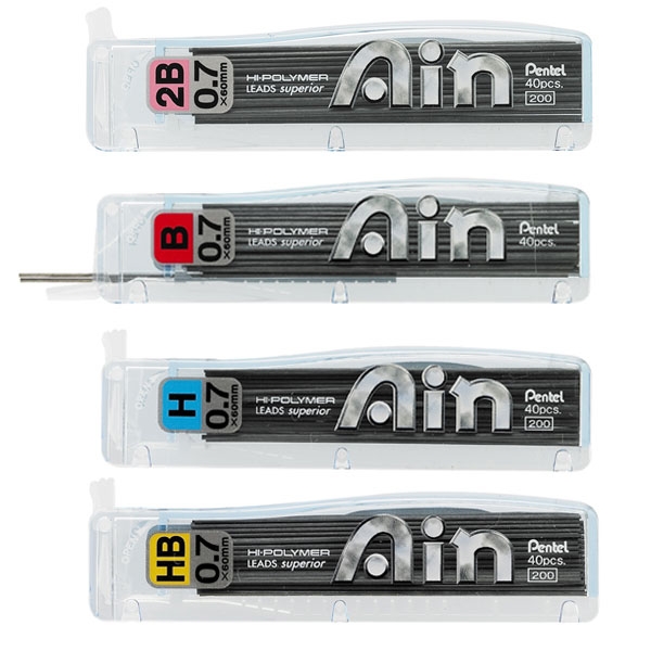 Pentel  0.7mm自动铅笔芯 日本派通铅笔替芯